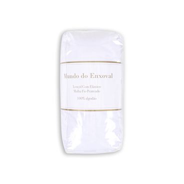 Lençol de Baixo Avulso Malha Modernité - Branco