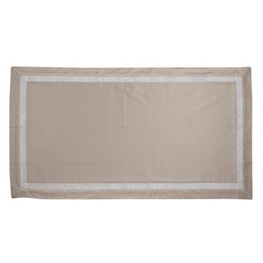 Fronha Mediterrâneo 600 Fios - Caqui / Branco