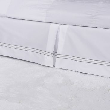 Saia de Cama London 600 Fios - Branco