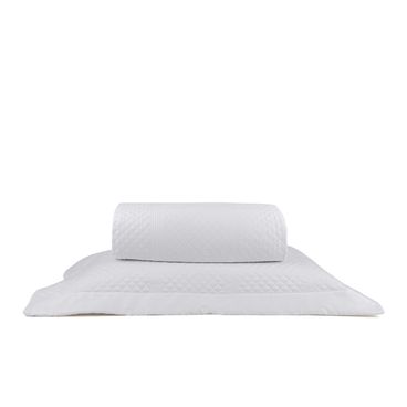 Colcha Capri Com Porta-Travesseiro 300 Fios - Branco