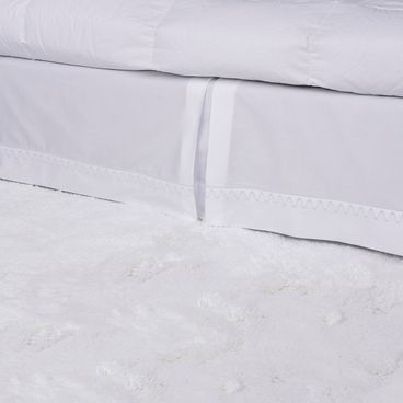 Saia de Cama Sanremo 320 Fios - Branco