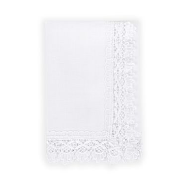 Guardanapo Com Detalhe em Guipir - Branco