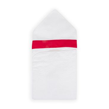 Toalha de Banho Gigante Com Capuz Aplicação 320 Fios - Vermelho