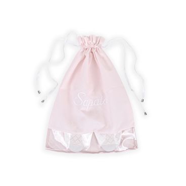 Porta-Sapato Piquet Basic - Rosa / Branco