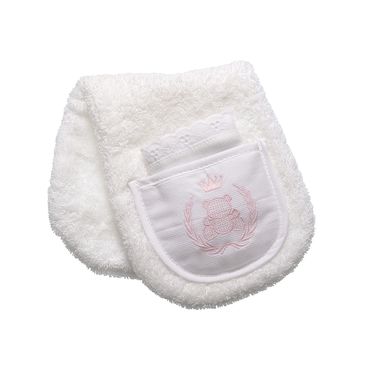 Regurgitador Com Babinha Delicato - Urso Rosa Claro