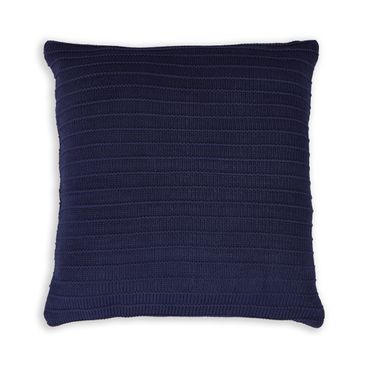 Capa de Almofada Tricot Ligne - Azul Camille
