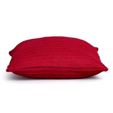 Capa de Almofada Tricot Ligne - Vermelho Camille