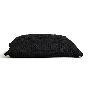 Porta-Travesseiro Tricot Colline - Preto