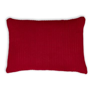 Porta-Travesseiro Tricot Ligne - Vermelho Camille