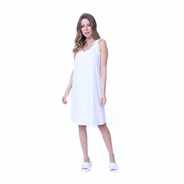 Camisola Algodão Pima Lindsay - Branco