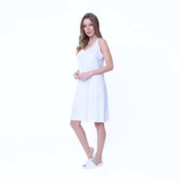 Camisola Algodão Pima Lindsay - Branco