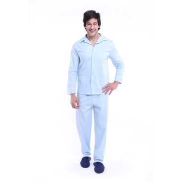 Pijama Ben - Azul / Branco