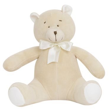 Conjunto Bebê Menina Urso Laço Branco/Rosa