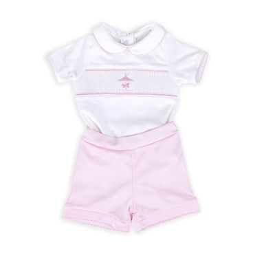Conjunto Pima  Linha Cavalinho - Rosa
