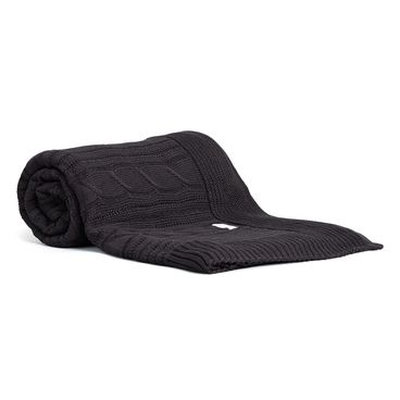 Peseira de Tricot Tranças - Preto