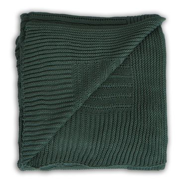 Peseira de Tricot Tranças - Verde Musgo