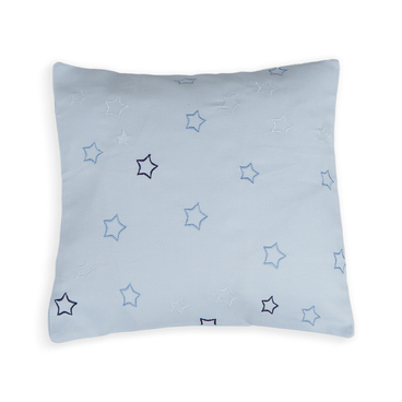 Capa de Almofada Piquet Star - Azul