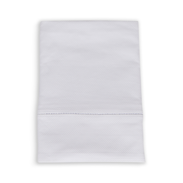 Saia Piquet Com Ponto Palito - Branco
