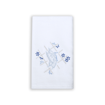 Kit Lavabo Encanto - Branco / Azul Bebe