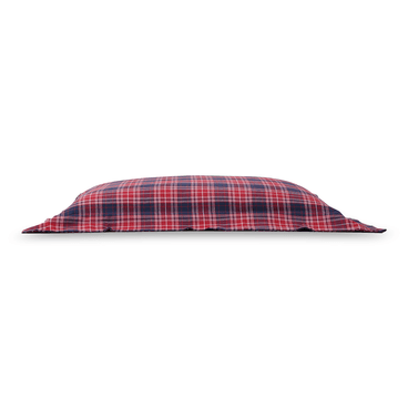 Fronha Flanelle - Branco / Vermelho