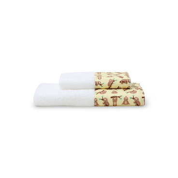 Kit Banho e Rosto Bicho Preguiça - Amarelo