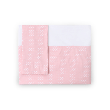Jogo de Lençol Poá - Rosa