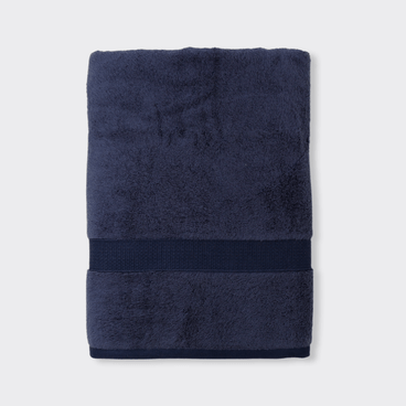 Toalha de Banho Gigante Lisse Zero Twist - Azul Marinho