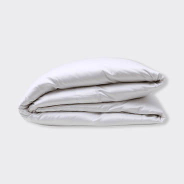 Capa de Edredom Castellana 600 Fios - Branco / Branco