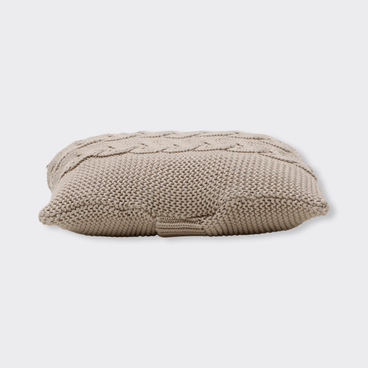 Porta-Travesseiro Tricot Tressage - Areia