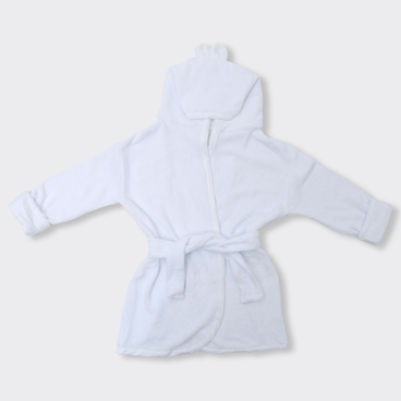 Robe Bear - Branco / Branco