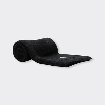 Peseira de Tricot Canelada - Preto