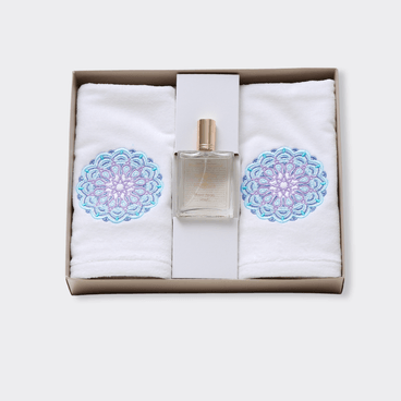 Kit Lavabo C/ Home Spray Cosmo - Branco / Azul