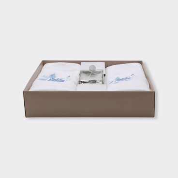 Kit Lavabo C/ Home Spray Dalila - Branco / Azul