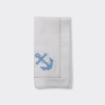 Guardanapo Nautico - Off White / Azul