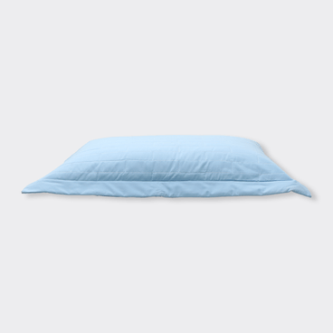 Colcha Basic Com Porta-Travesseiro 200 Fios - Azul