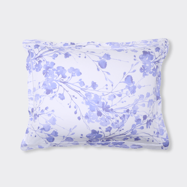 Fronha Bambu Azaleia 50x70 - Branco / Lilas