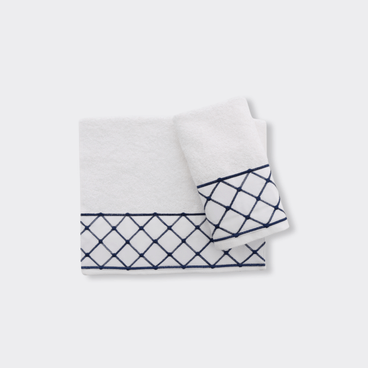 Kit Lavabo Majesté - Branco / Marinho
