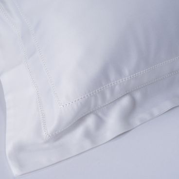 Capa de Almofada Bambu Sense - Branco / Branco