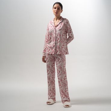 Pijama Lilibet Longo - Vinho