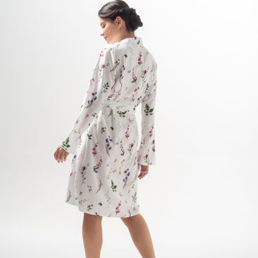 Robe Flores do Campo - Off White