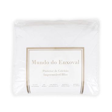 Protetor de Colchão Impermeável Bliss Slip - Branco