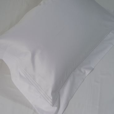 Fronha 1000 Fios Nuvole - Branco / Branco