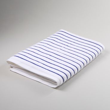 Toalha de Praia Breton Stripes Me - Branco / Azul Royal