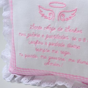 Almofada Santo Anjo - Rosa