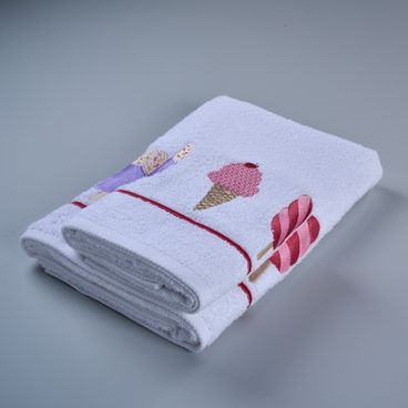 Kit Banho e Rosto Ice Cream - Branco / Pink