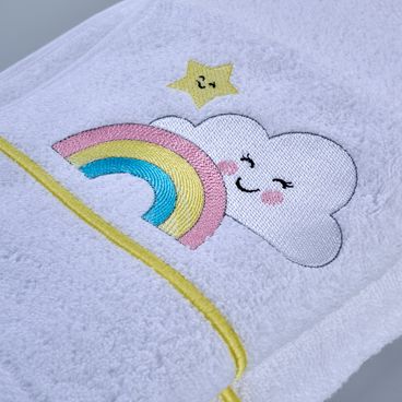 Kit Banho e Rosto Sunshine - Branco / Amarelo