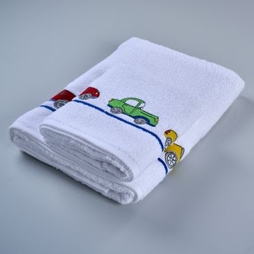 Kit Banho e Rosto Speed Car - Branco / Azul