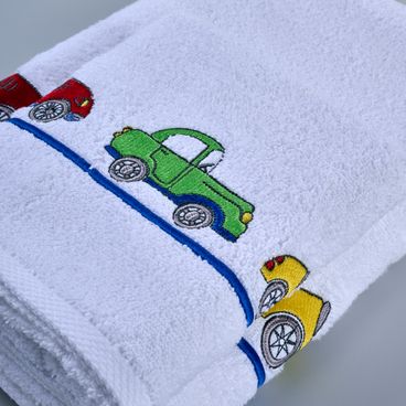 Kit Banho e Rosto Speed Car - Branco / Azul