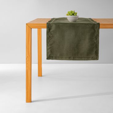 Lugar Americano Duplo Com Ajour - Verde Escuro