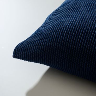 Porta-Travesseiro Tricot Infinite Me - Azul Marinho